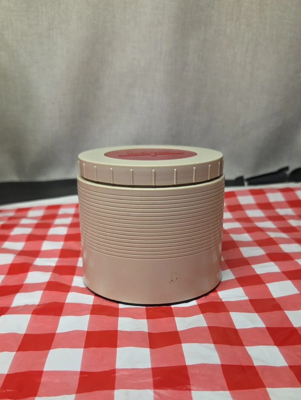 Vintage‎ Thermos Outing Picnic Set Red Tan